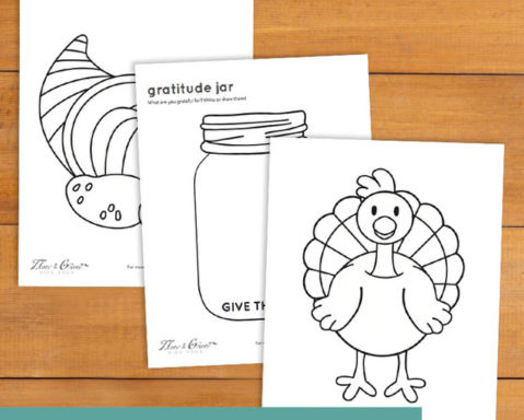 Gratitude Jar Printable for Kids: Nurturing Positivity & Mindfulness