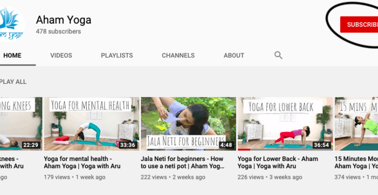 YOUTUBE: Yoga for your Lower Back