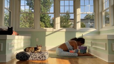 Happy National Cat Day!; or, Yoga with Cats is the Best Yoga! — Runners Love Yoga